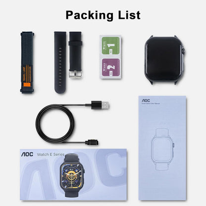 Smart Watch with 1.95" AMOLED Display, Chatgpt AI& Bluetooth Call, Fitness Tracker for Women Men, Heart Rate & Sleep Monitor, 100+ Sports Modes, 10 Days Battery, IP68 Waterproof, Silver