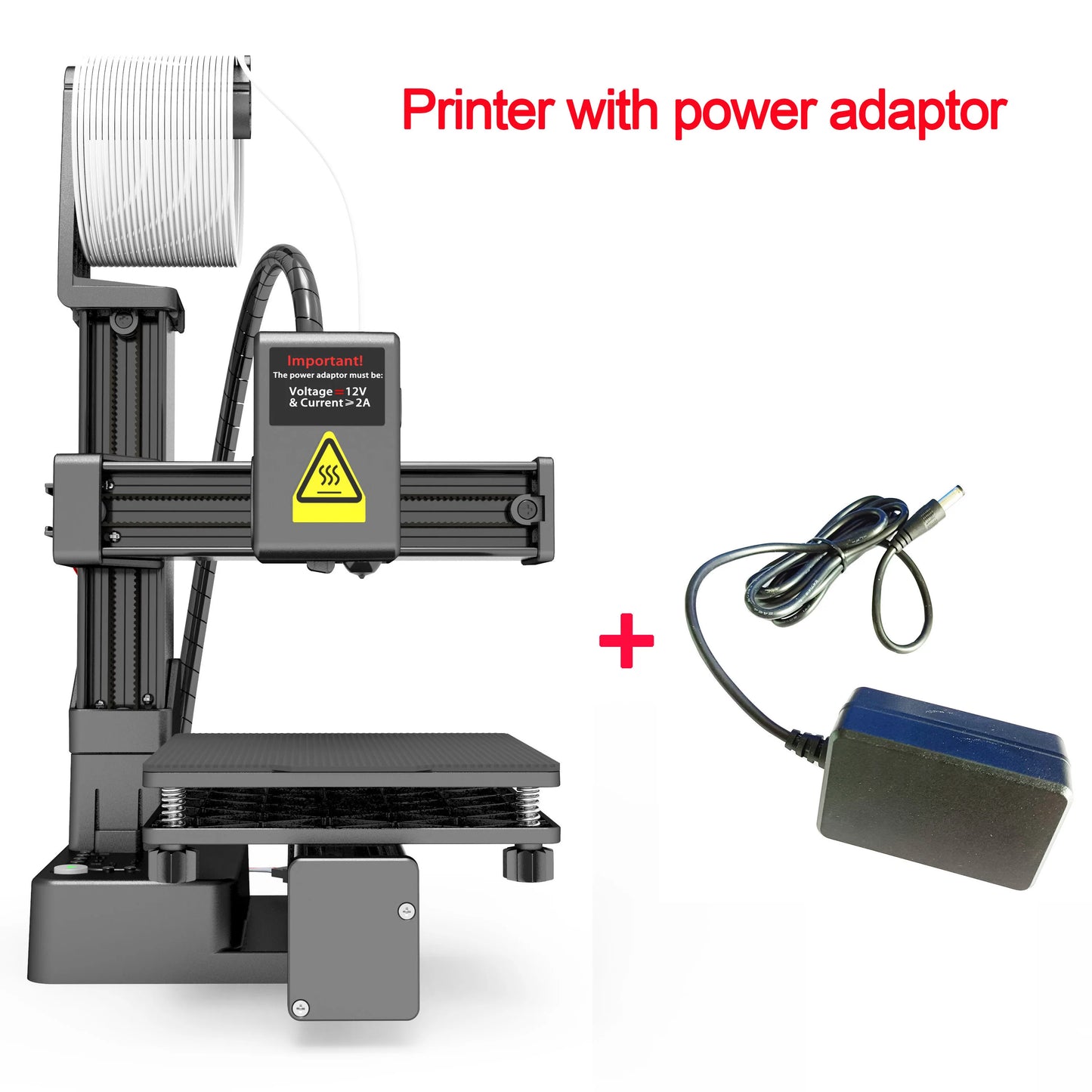 3D Printer Entry Level Compatible with PLA TPU 1.75Mm Filament Include Power Adaptor.