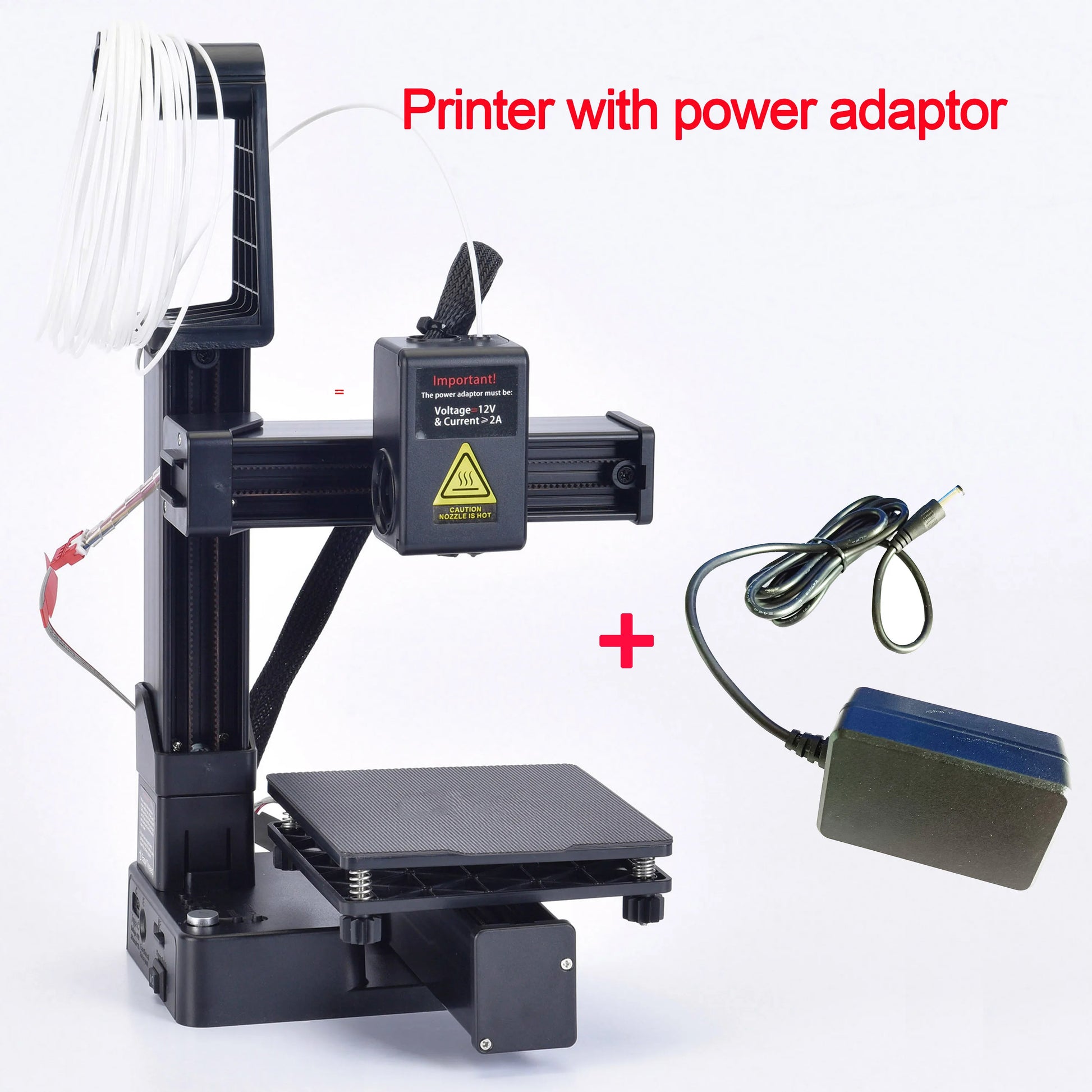 3D Printer Entry Level Compatible with PLA TPU 1.75Mm Filament Include Power Adaptor.